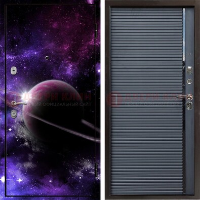 Металлическая дверь с фотопечатью Сатурна ДФ-20 в Апрелевке