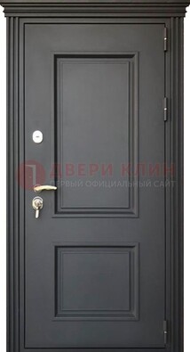 Чёрная дверь с МДФ ДМ-520 в Апрелевке