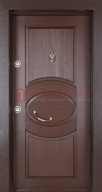 Железная дверь с массивом дуба в стиле классика ДМД-55 в Апрелевке