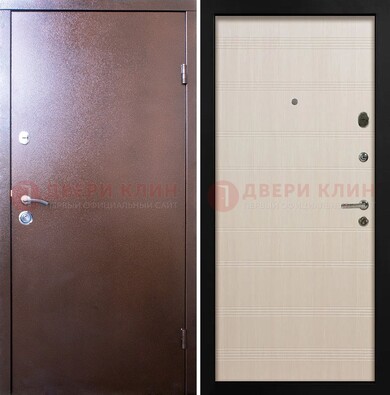 Входная дверь с порошковым покрытием и терморазрывом МДФ ДП-210 в Апрелевке