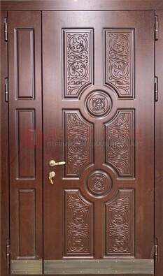 Парадная металлическая дверь с узором ДПР-74 в Апрелевке