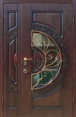 Полуторная железная дверь Винорит в классическом стиле ДСК-272 в Апрелевке