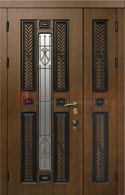 Полуторная входная дверь с виноритом ДВТ-169 в Апрелевке