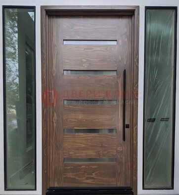 Железная дверь с виноритом и фрамугами ДВТ-189 в Апрелевке