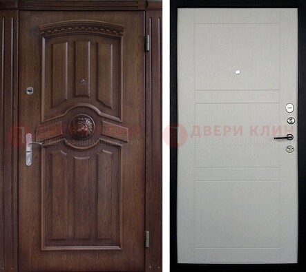 Темная входная дверь с виноритом ДВТ-216 в Апрелевке