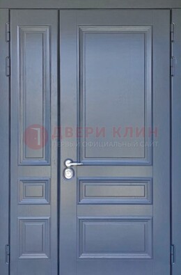 Темно-серая железная дверь с виноритом ДВТ-242 в Апрелевке